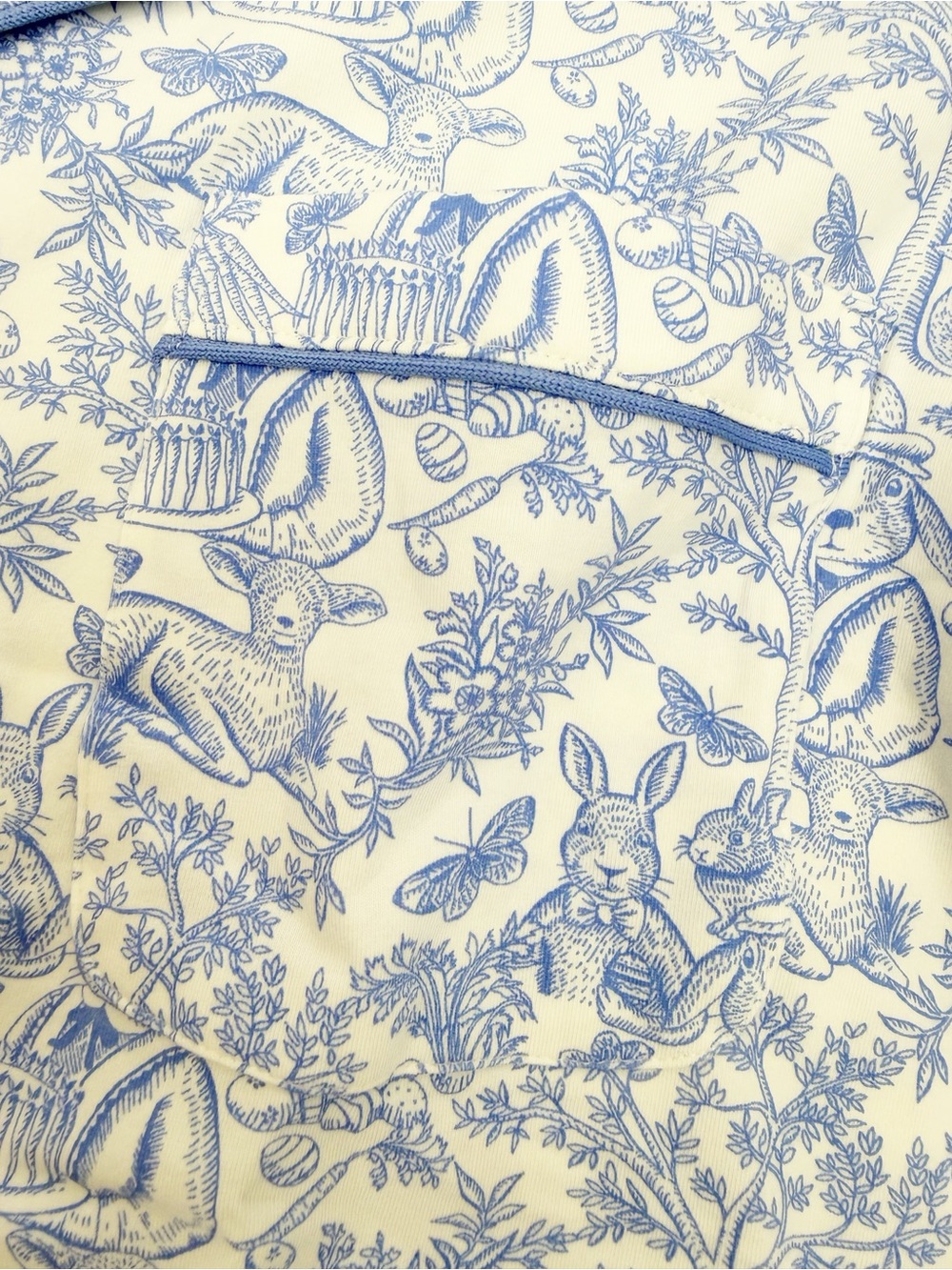BedHead PJs X Anthropologie Fairytale Forest Pajama Set Blue White Two (2) Piece - Picture 9 of 16